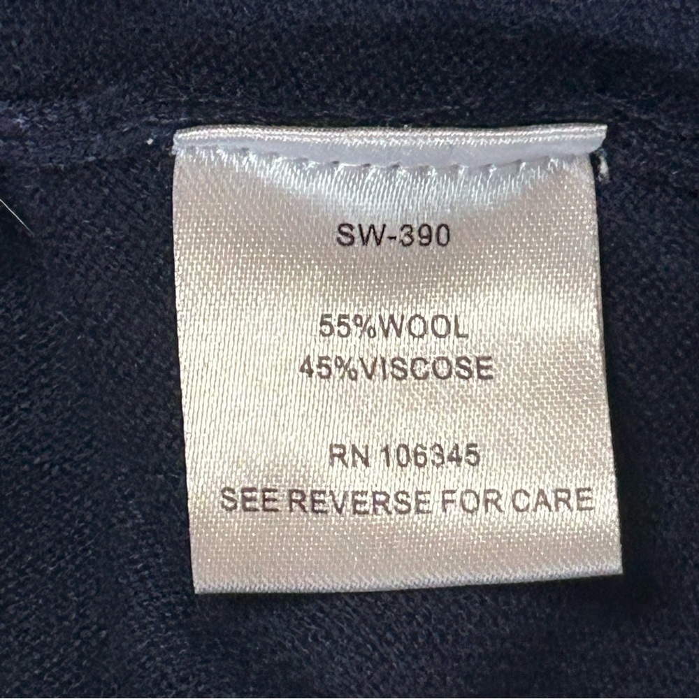 VTG Prestige Original SW-390 Men’s Pullover Sweater Wool Viscose Blend XL Blue - Picture 10 of 10